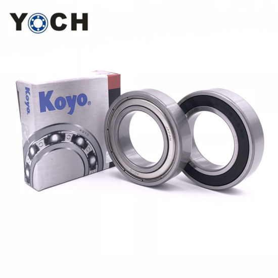 Koyo Single Row Seep Groove Cuscinetto a sfera 6001 6001ZZ 6001-2RS per combinazione di ingranaggi